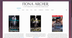 Desktop Screenshot of fionaarcher.com